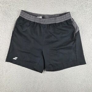Babolat Short Mens XL Black Gray Athletic Colorblock Tennis Running Lightweight